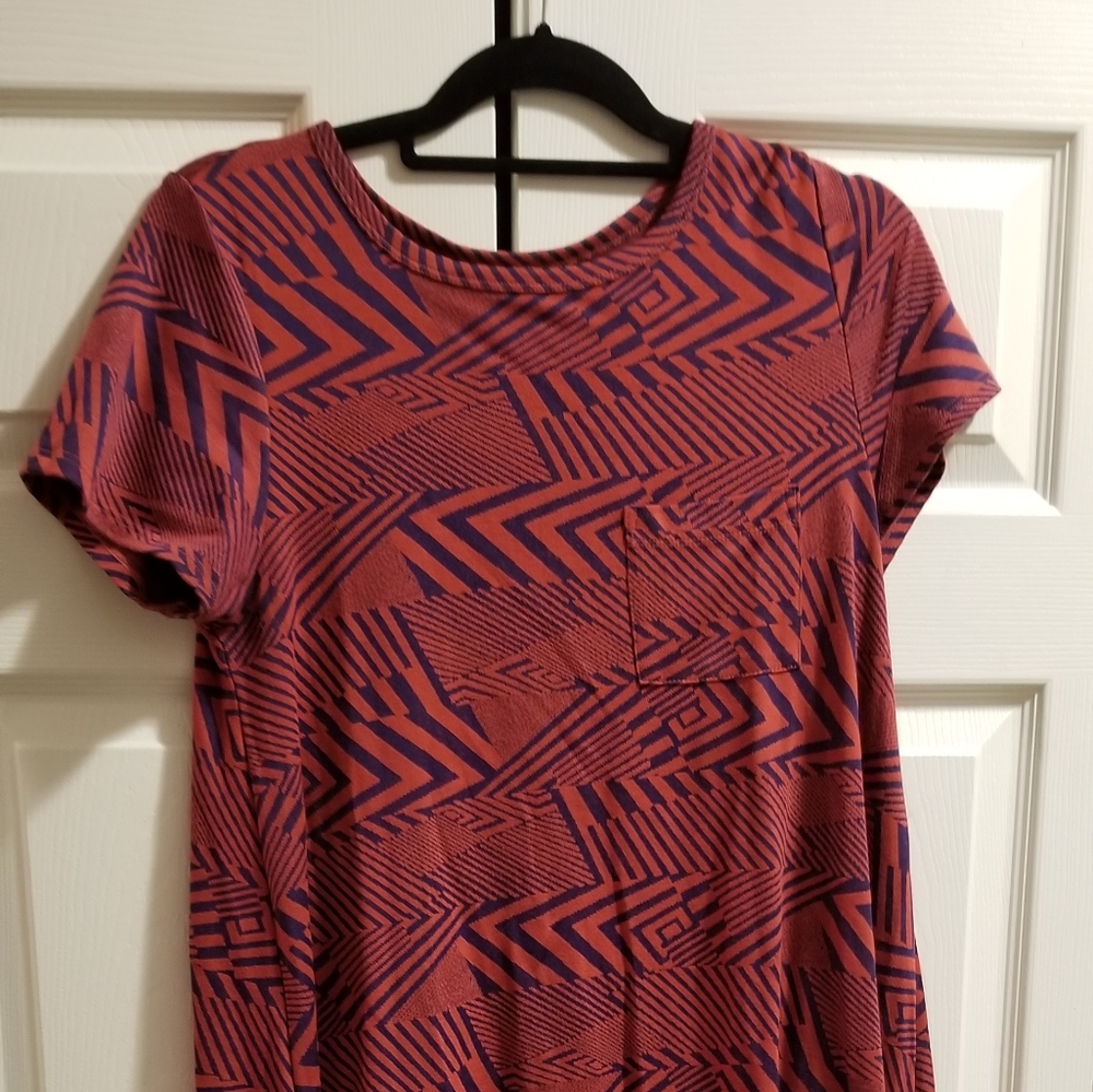 Lularoe carly orange and purple